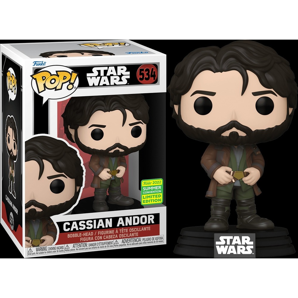 Funko Pop! Star Wars #534 Cassian‎ Andor 2022 Summer Convention Limited Edition